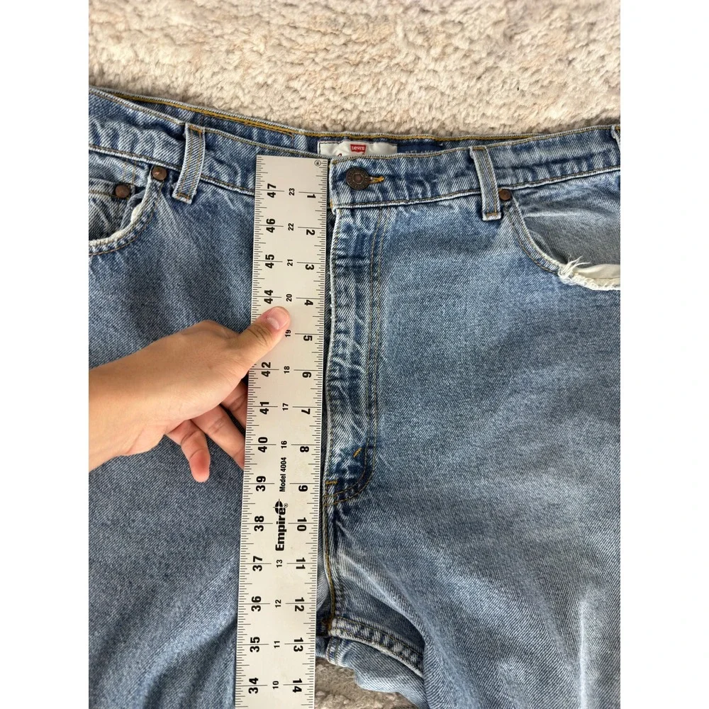 Levi's Size 40x29 540 Relaxed Fit Straight Leg Denim Jeans Blue Men